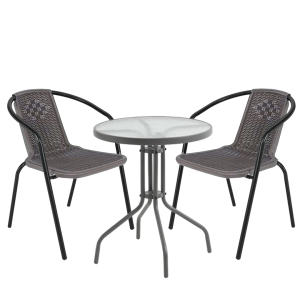 ბაღის ავეჯის ნაკრები - BLOG ყავისფერი (A3609)