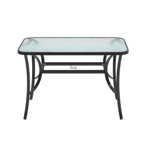 მაგიდა მართკუთხედი შუშის ზედაპრით S